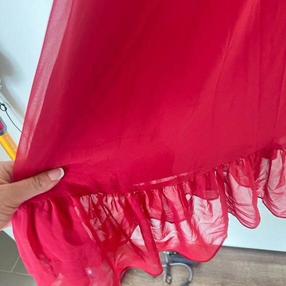 Express chiffon Ruffled Dress - Picture 5 of 6